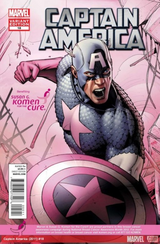 Portadal alternativa del Captain America 18