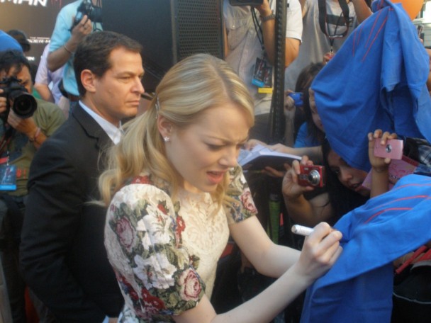 Emma Stone Premier Madrid The Amazing Spiderman.