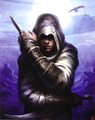 Altaïr con la hoja oculta