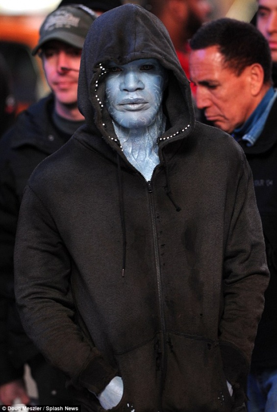 Asi lucirá Jamie Foxx como Electro