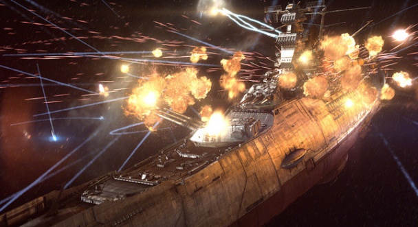 Espectacular momento de batallas estelares en Space Battleship Yamato