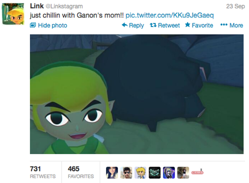 link-selfshot-trolleando-en-twitter-mama-de-ganon