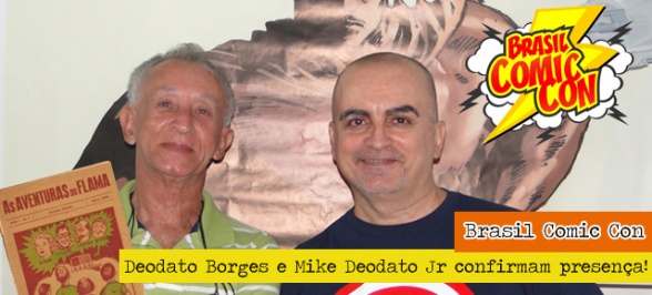 Deodato Jr. con su padre, Deodato Borges, a la izquierda