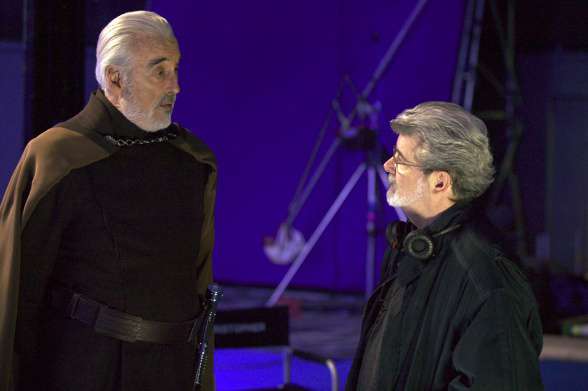 Christopher Lee - George Lucas