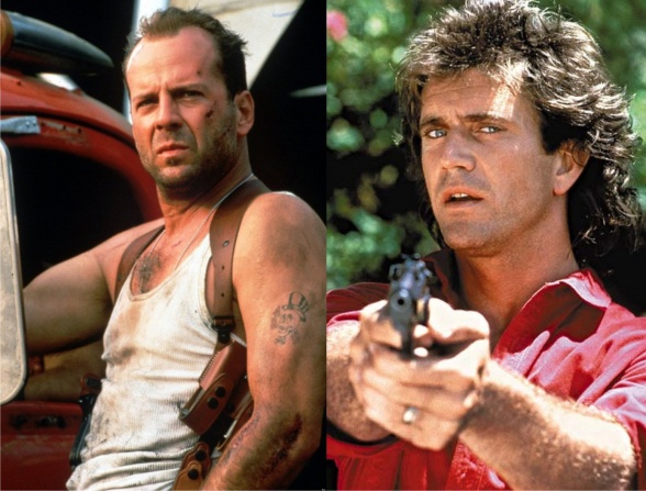 Bruce Willis Mel Gibson