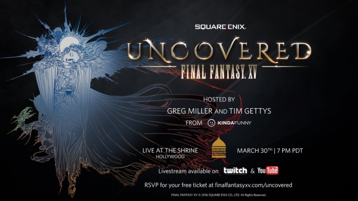 Final Fantasy XV uncovered marzo