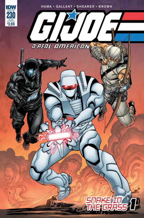 G.I. Joe: A Real American Hero #230, portada de Robert Atkins