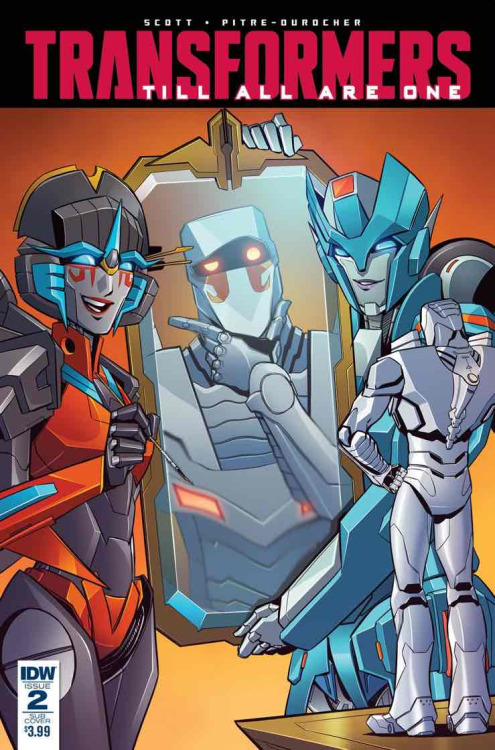 Transformers: Till All Are One #2, portada de Sara Pitre-Durocher