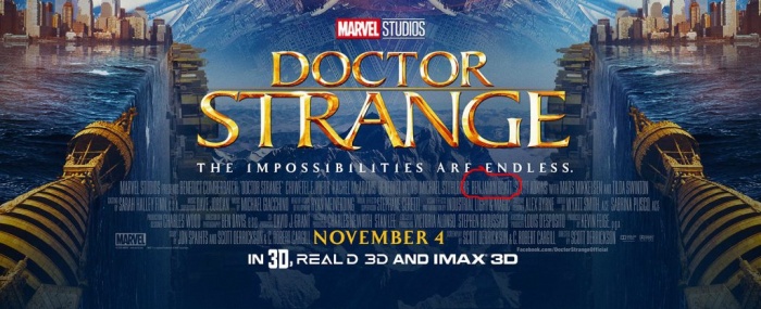 Benjamin Bratt en el póster de Doctor Strange