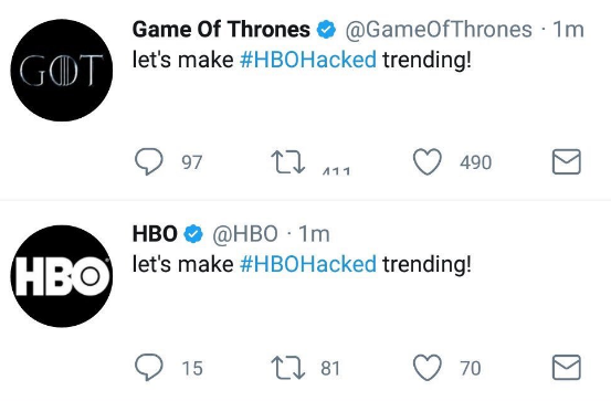 Hackers, HBO, Juego de Tronos