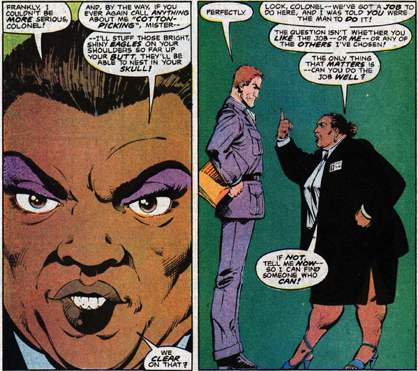 Amanda Waller, Anton Arcane, Bernie Wrightson, DC Comics, John Byrne, La Cosa del Pantano, Len Wein, Lucius Fox, Marv Wolfman, Mongul