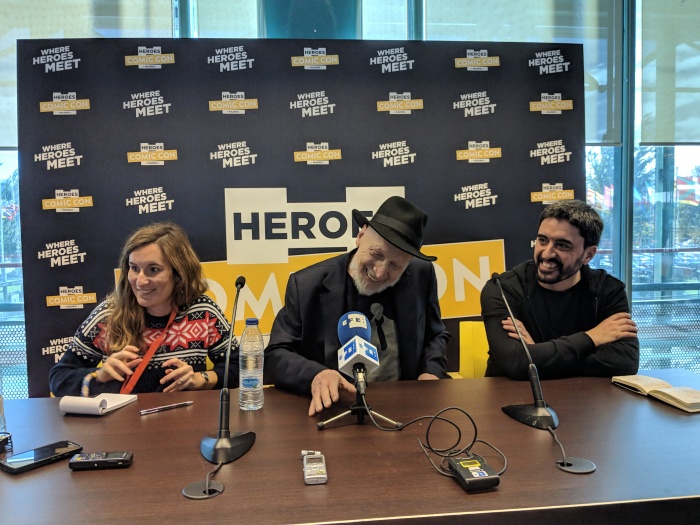 rueda de prensa de Frank Miller en la Heroes Comic Con