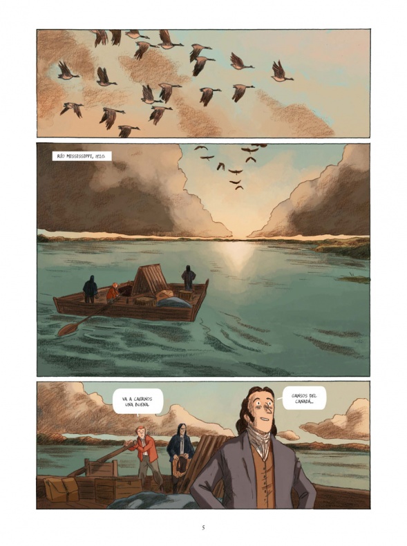 Audubon, Fabian Grolleau, Jérémie Royer, Norma Editorial, Sobre las alas del mundo