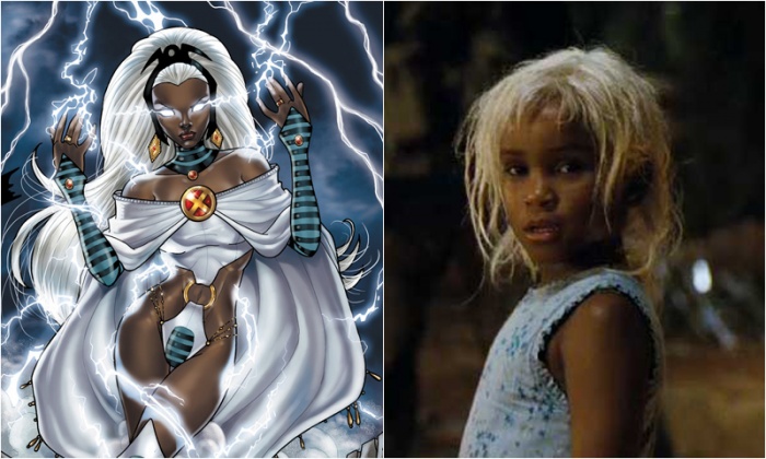 Alexandra Shipp, April Elleston-Enahoro, Elizabeth A. Wright, Halle Berry, Ororo Munroe, Tormenta