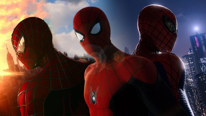 Les trois Spider-Man dans le film Spider-Man : No Way Home