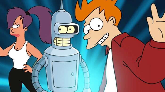 Futurama - Lila, Bender y Fry