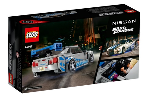 LEGO + Paul Walker - Nissan - Nissan Skyline R34 GTR - Fast and Furious - Fast & Furious