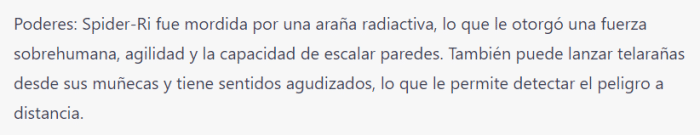 Inteligencia Artificial - Spider-Ri - Rihanna - Marvel Comics - UCM