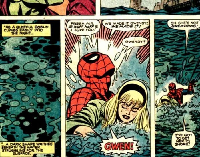 Spider-Man salva a gwen