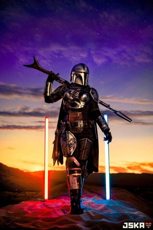 Cosplay de The Mandalorian - Jessica Nigri - Star Wars - The Mandalorian - Cosplay Star Wars