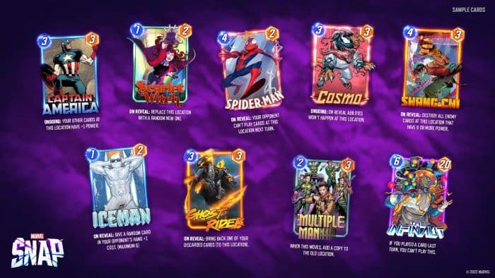 Marvel Snap - juego de cartas de Marvel - Juego de mazos de Marvel