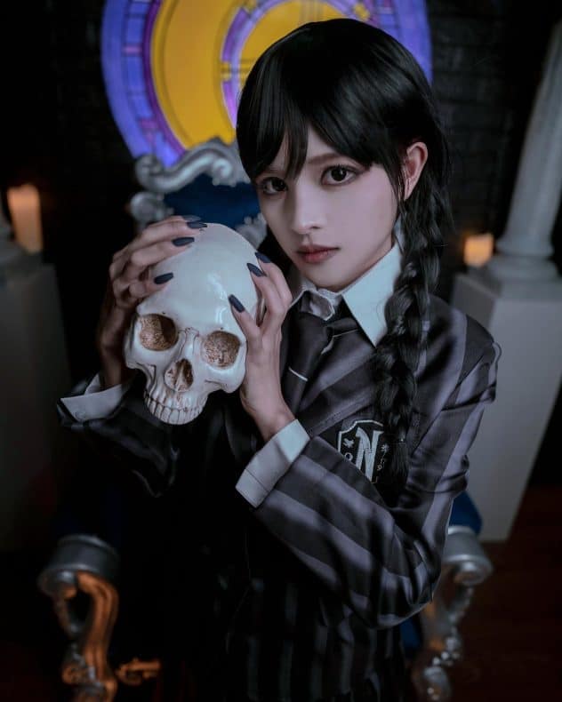 Miércoles Addams - Cosplay de Miércoles - Mingmihoo