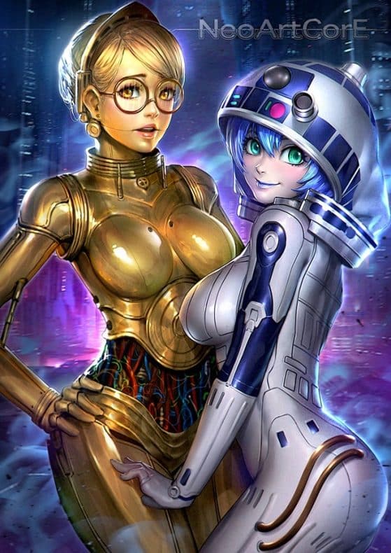 Star Wars - R2-D2 - C-3PO - Droides - Disney