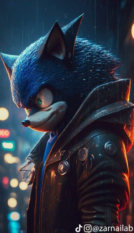 Sonic Cyberpunk - SEGA - Sonic