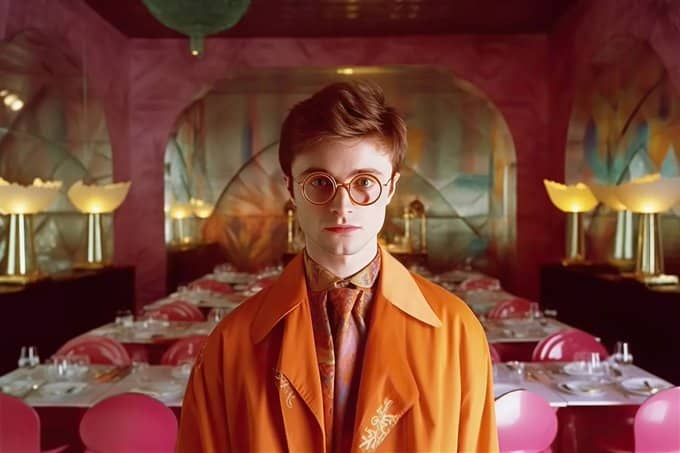 Harry Potter - Wes Anderson - Midjourney