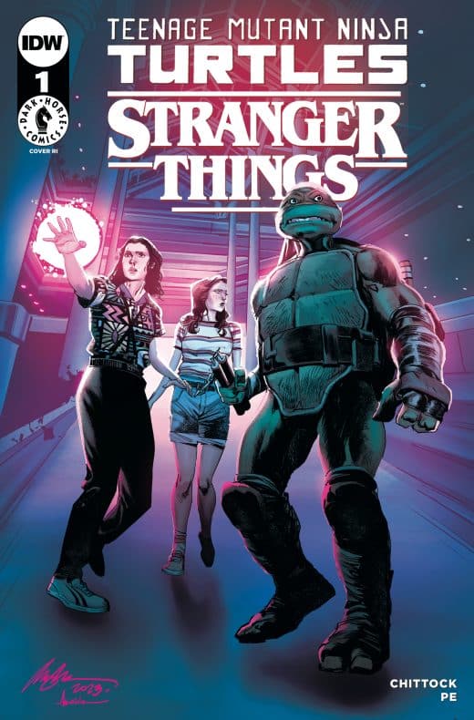 Tortugas Ninja Stranger Things comic