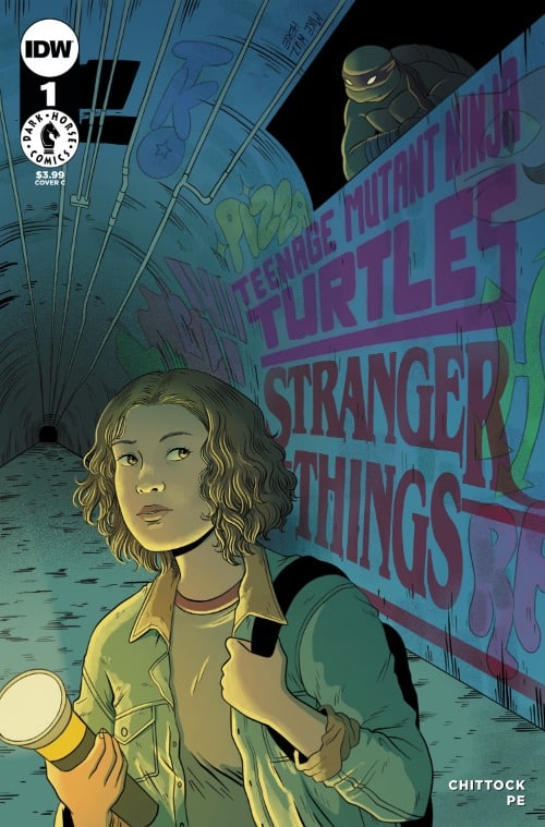 Tortugas Ninja Stranger Things comic