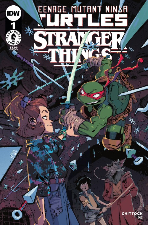 Tortugas Ninja Stranger Things comic