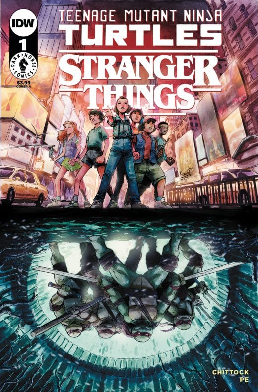 Tortugas Ninja Stranger Things comic