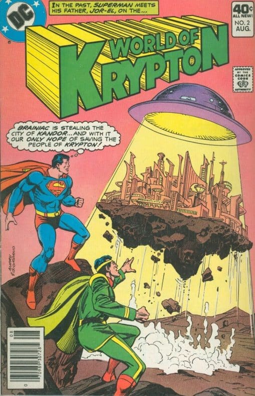 Brainiac roba Kandor en World of Krypton