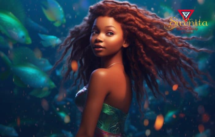 La Sirenita - La Sirenita Negra - La Nueva Sirenita - Misdjourney - The Little Mermaid - Disney