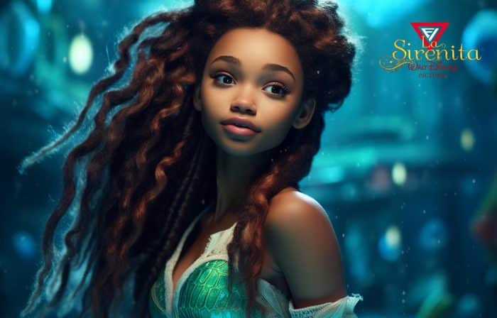 La Sirenita - La Sirenita Negra - La Nueva Sirenita - Misdjourney - The Little Mermaid - Disney