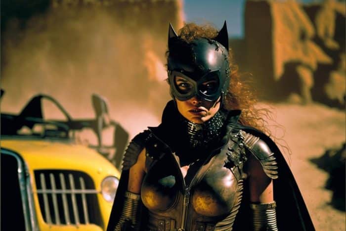 Universo Batman - Batman - Mad Max - Batman Midjourney - DC - Inteligencia Artificial - IA - AI -