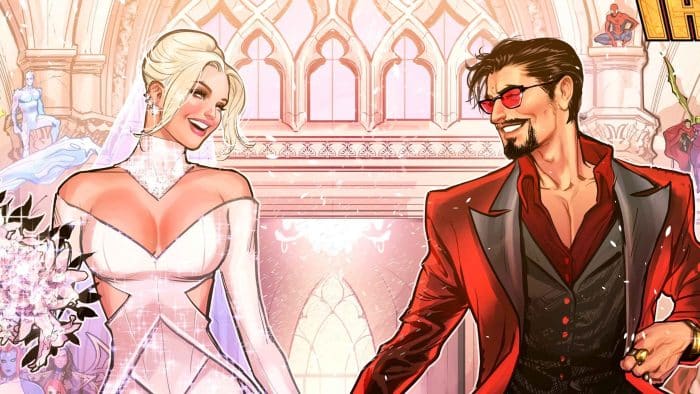 Iron Man - Tony Stark - Emma Frost - Boda - Marvel