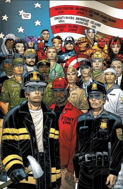 911 NYPD Marvel Comics