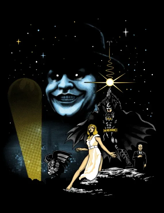 Póster de Batman y Star Wars