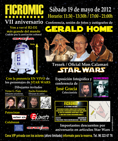 7º Aniversario FRICOMIC e invitan al oficial Mon Calamari