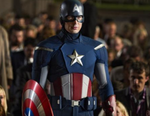 Capitan America en 'los Vengadores'