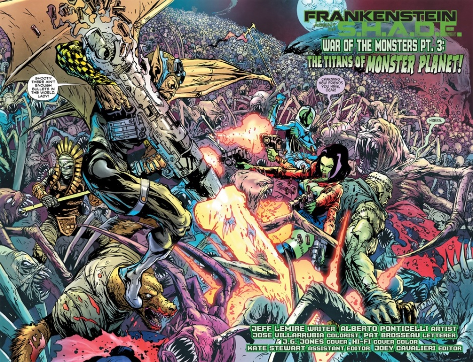 Frankenstein portada New 52