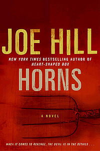 Portada del libro Horns de Joe Hill