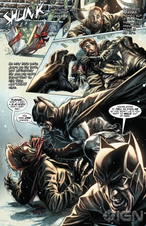 O capuz do Batman de Lee Bermejo