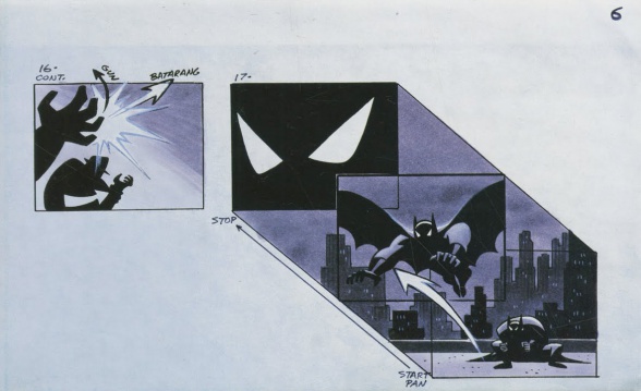 animada, Artículo Series, Batman, DC, DC Comics, Selección del editor, storyboard