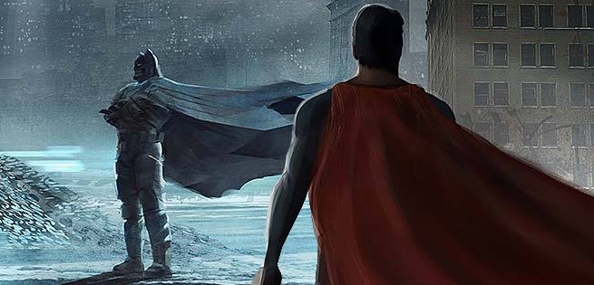 Arte conceptual de 'Batman v. Superman: El amanecer de la justicia' |  cosasdesuperheroes