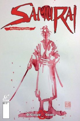 Samurai Brothers in Arms Portada alternativa de David Mack