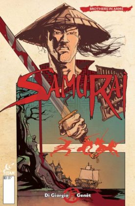 Samurai Brothers in Arms Portada alternativa de John McCrea