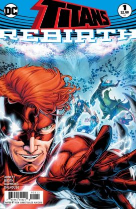 Titans Rebirth Portada principal de Brett Booth y Norm Rapmund